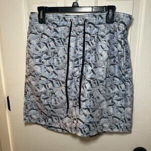 Calvin Klein  Abstract Geometric Pattern Swim Trunks